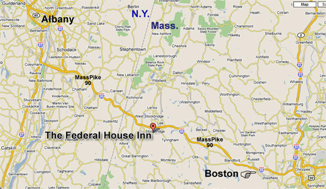 map01 directions to federal house inn